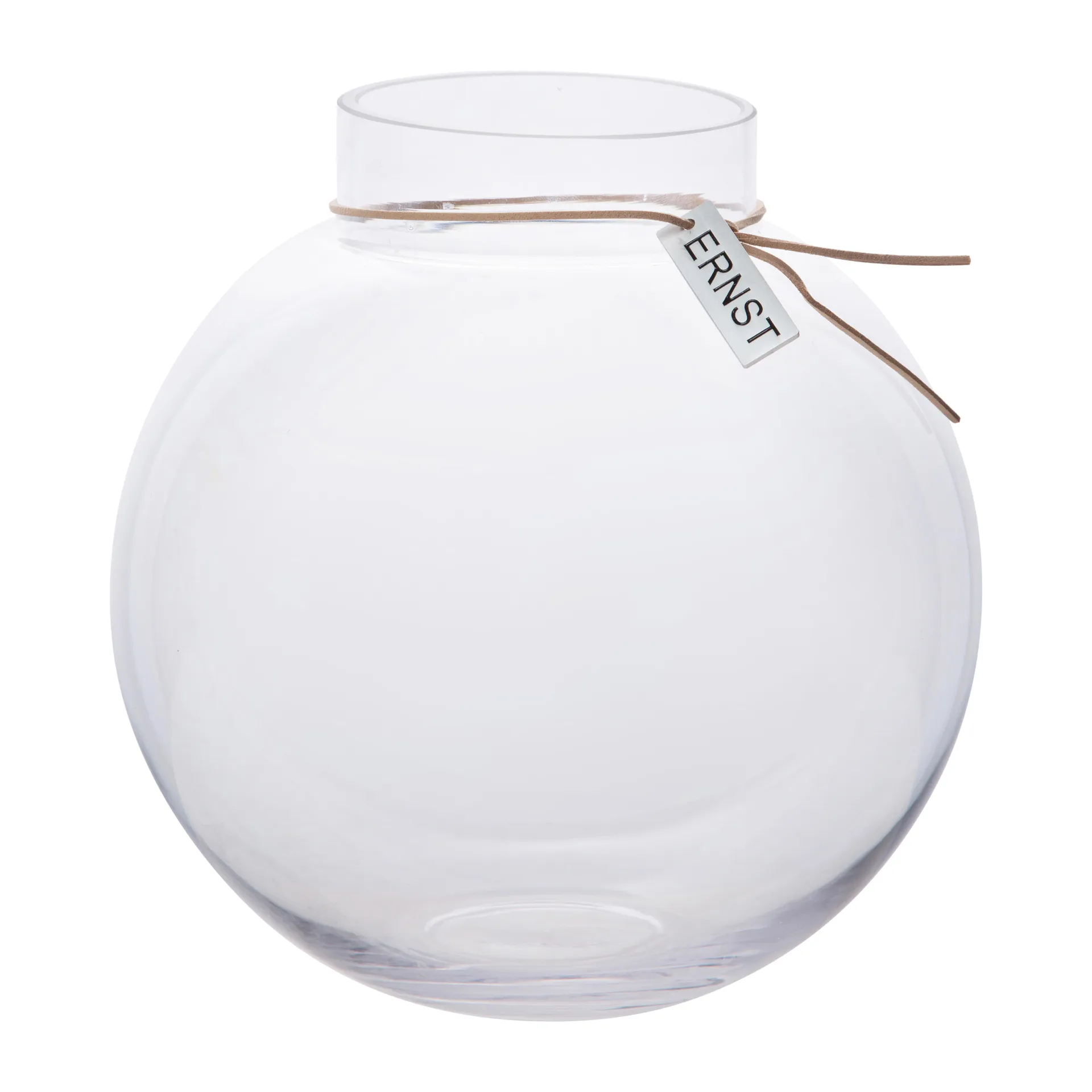 Ernst γυάλινο βάζο H22cm Ø21cm, διαφανές ERNST
