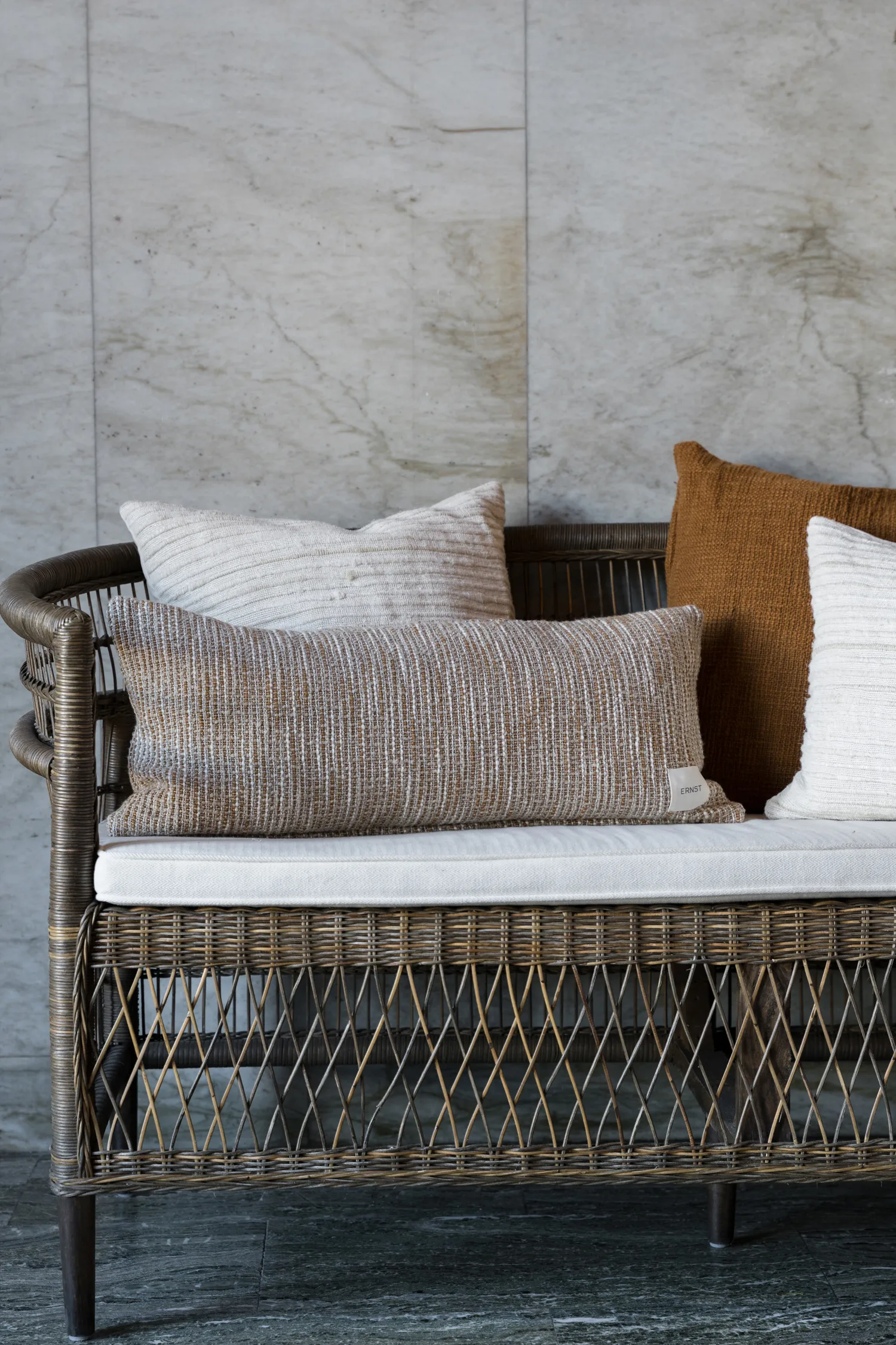 Ernst μαξιλαροθήκη, Kola-beige, 50x50 εκ. ERNST