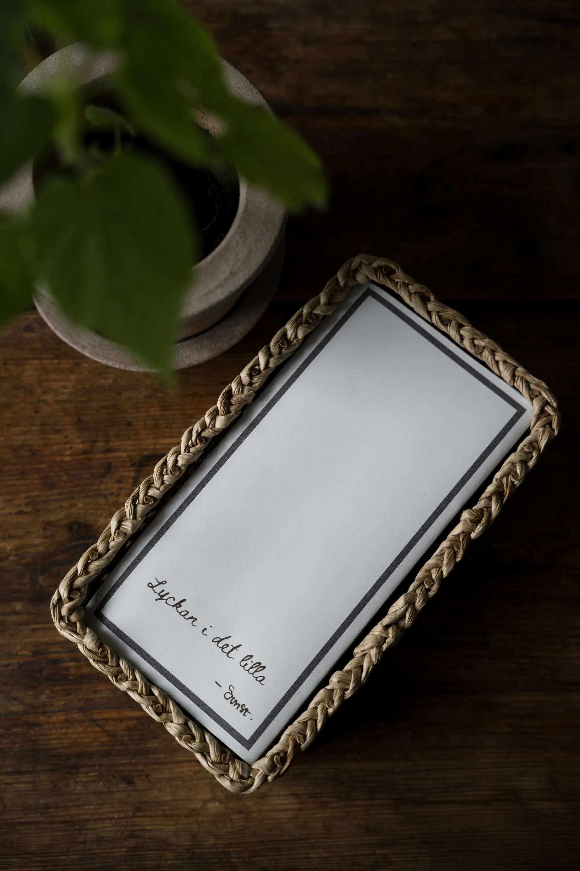 Ernst πετσέτα με ρητό Lycka i det lilla Συσκευασία 20 τεμαχίων, Άσπρο ERNST