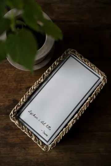 Ernst πετσέτα με ρητό Lycka i det lilla Συσκευασία 20 τεμαχίων - Άσπρο - ERNST