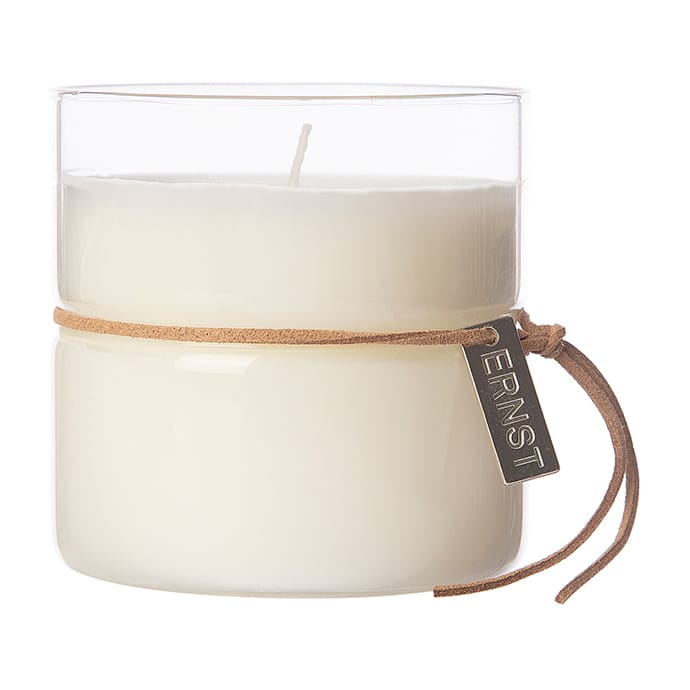 Ernst scented candle in glass with band Ø8 cm - Σε απλότητα - ERNST