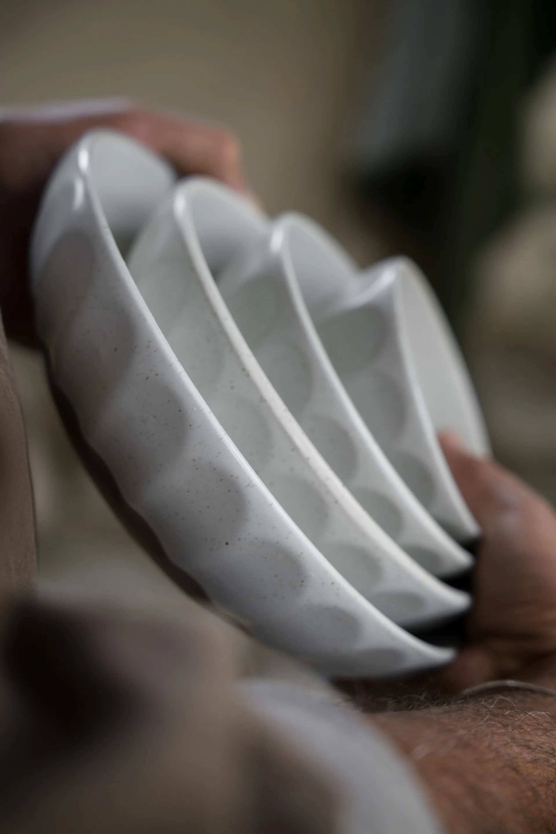 Ernst μπολ από stoneware, Λευκό-φυσικό, Ø20 εκ. ERNST