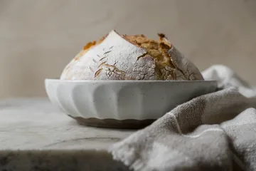 Ernst μπολ από stoneware - Λευκό-φυσικό, Ø24 εκ. - ERNST