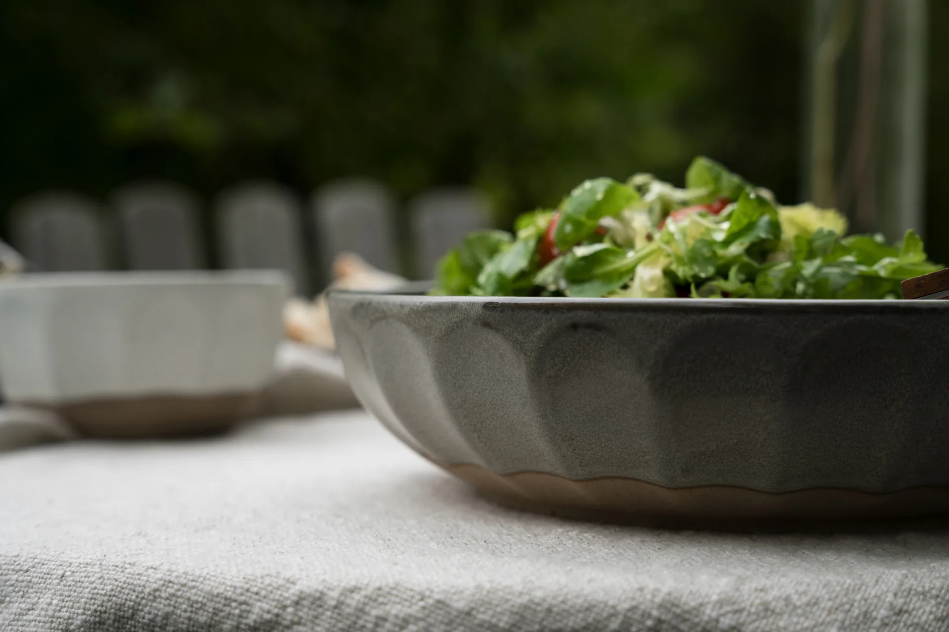 Ernst μπολ από stoneware, Γκρι-φυσικό, Ø24 εκ. ERNST