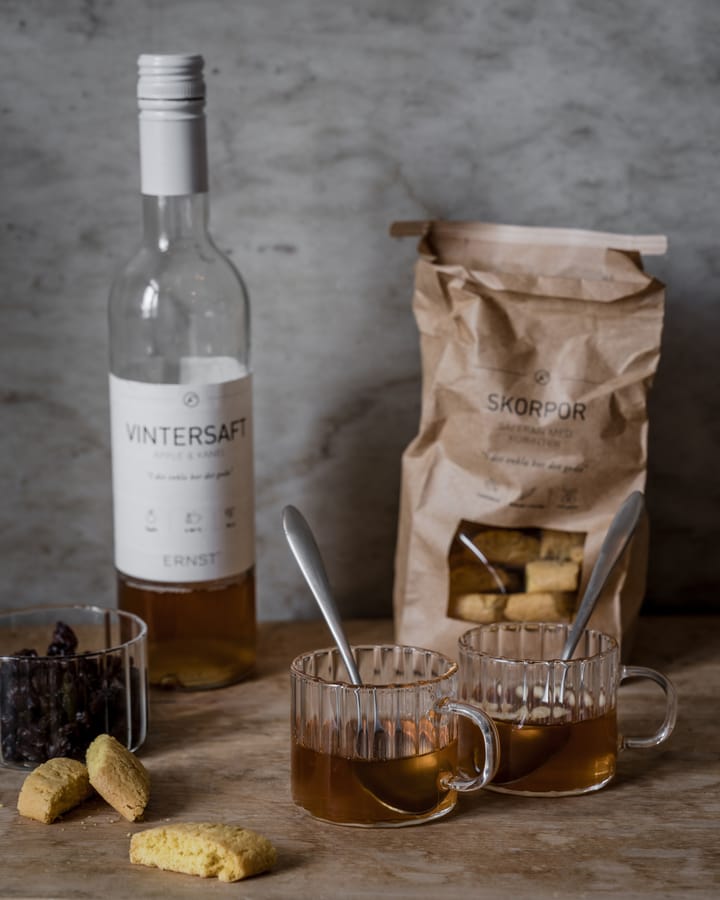 Ποτήρι glögg Ernst ραβδωτό 10 cl, Διαφανές ERNST