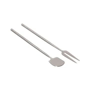 Σετ μαχαιροπίρουνα tapas Ernst 2 τεμαχίων - Ασήμι - ERNST