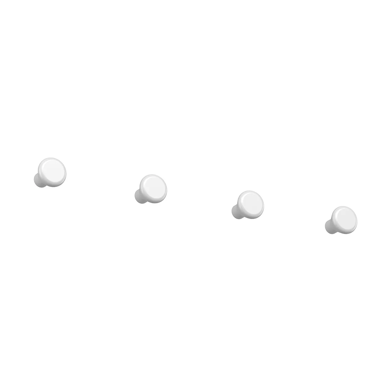 Classic μικρό γαντζάκι 4 τεμ., Άσπρο Essem Design