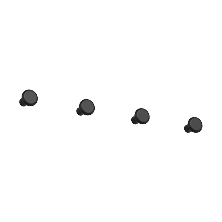 Classic μικρό γαντζάκι 4 τεμ. - Μάυρο - Essem Design