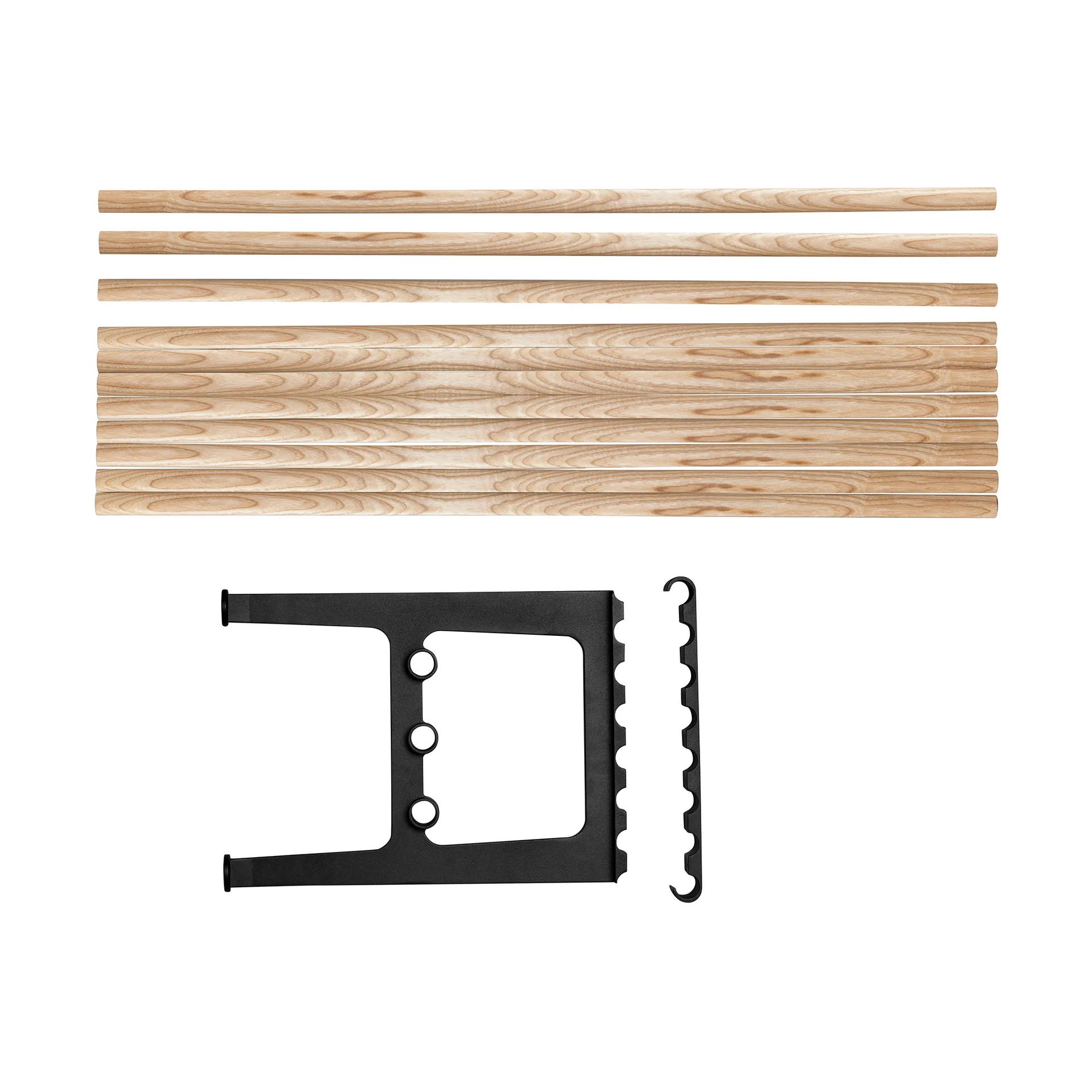 Nostalgi παγκάκι επέκταση 100 cm, Δεσποτάκι-μαύρο Essem Design