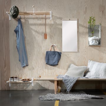 Ορθογώνιος καθρέφτης, Tillbakablick - Μαύρο - Essem Design