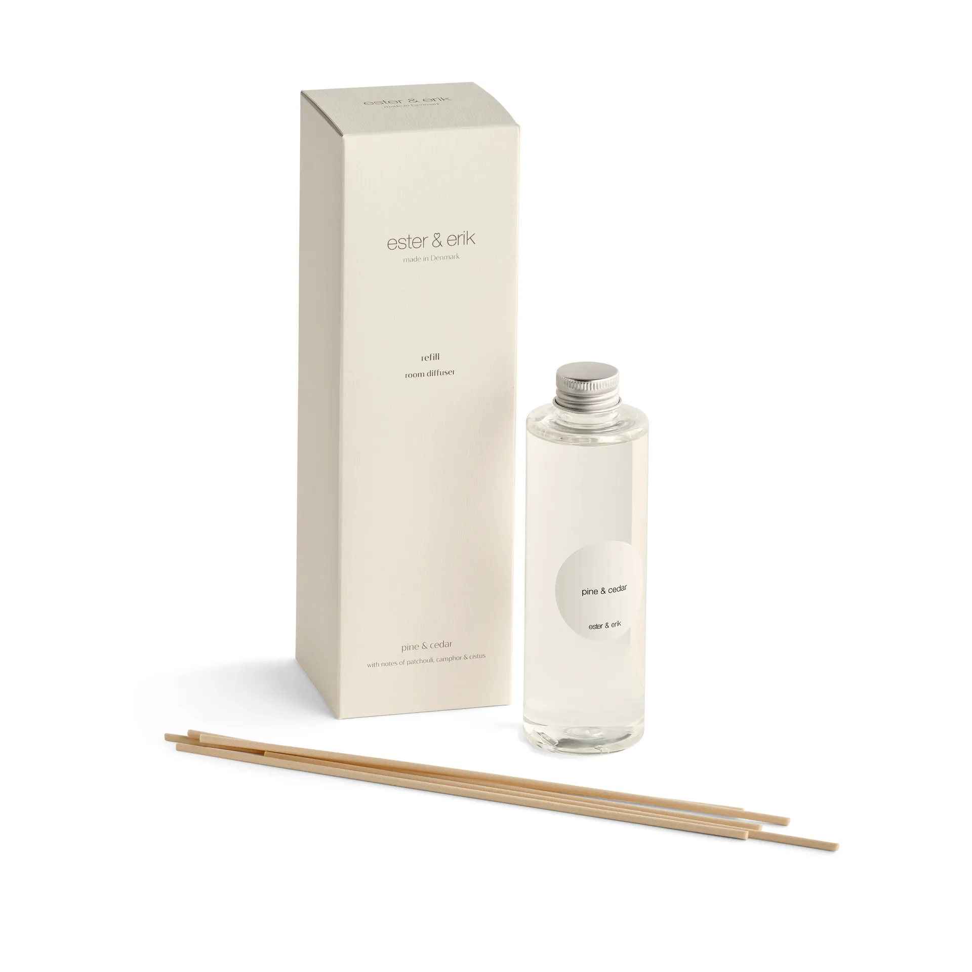 ester & eric αρωματικά στικ με δυνατότητα αναπλήρωσης, Pine & cedar ester & erik