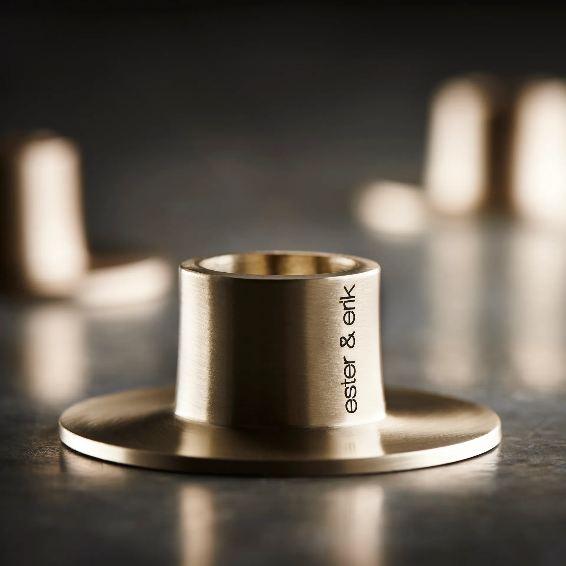 ester & erik κηροπήγια ματ Συσκευασία 2 τεμαχίων , Χρυσαφί ester & erik