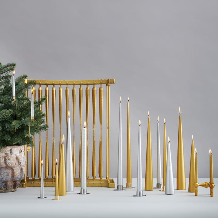 ester & erik κερί 32 cm Συσκευασία 4 τεμαχίων metalic, Gold ester & erik