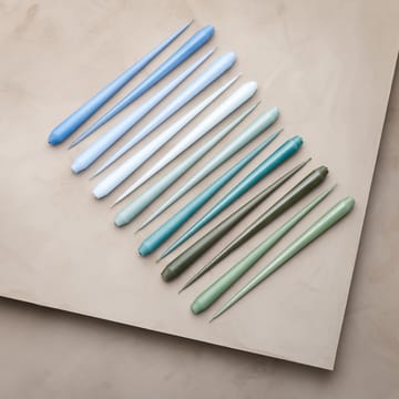 ester & erik κερί 32 cm Συσκευασία 4 τεμαχίων mild πράσινο - Λακαρισμένο - ester & erik