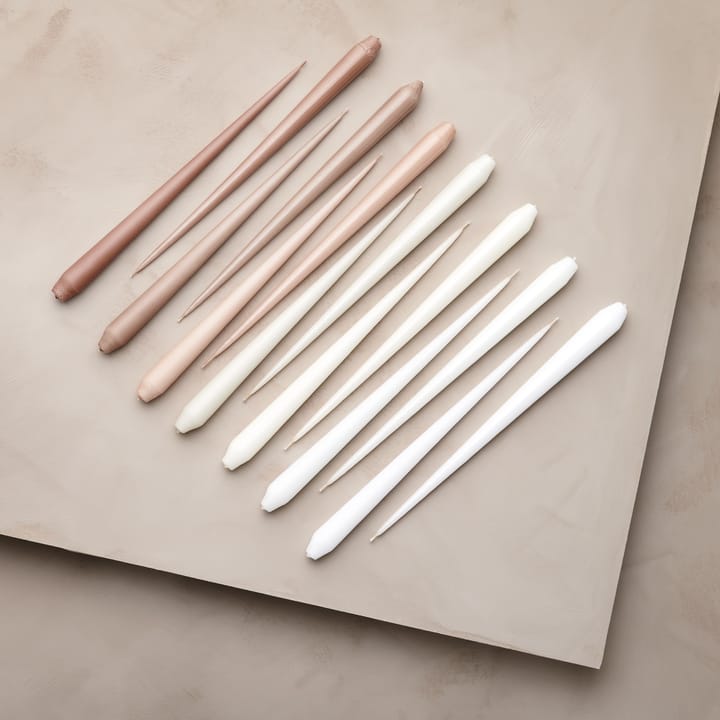 ester & erik κερί 32 cm Συσκευασία 4 τεμαχίων nougat, Λακαρισμένο ester & erik