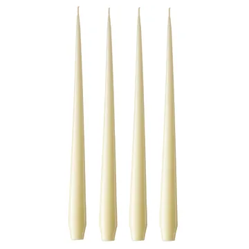 ester & erik κερί Συσκευασία 4 τεμαχίων λακαρισμένο - Buttermilk 17-0, 32 cm - ester & erik
