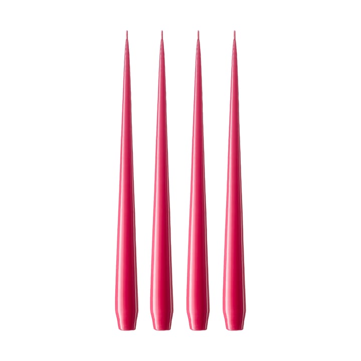 ester & erik κερί Συσκευασία 4 τεμαχίων λακαρισμένο - Deep pink 41/2, 32 cm - Ester & erik