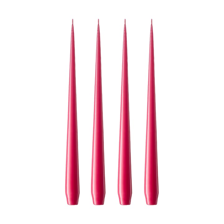 ester & erik κερί Συσκευασία 4 τεμαχίων λακαρισμένο - Deep pink 41/2, 42 cm - Ester & erik