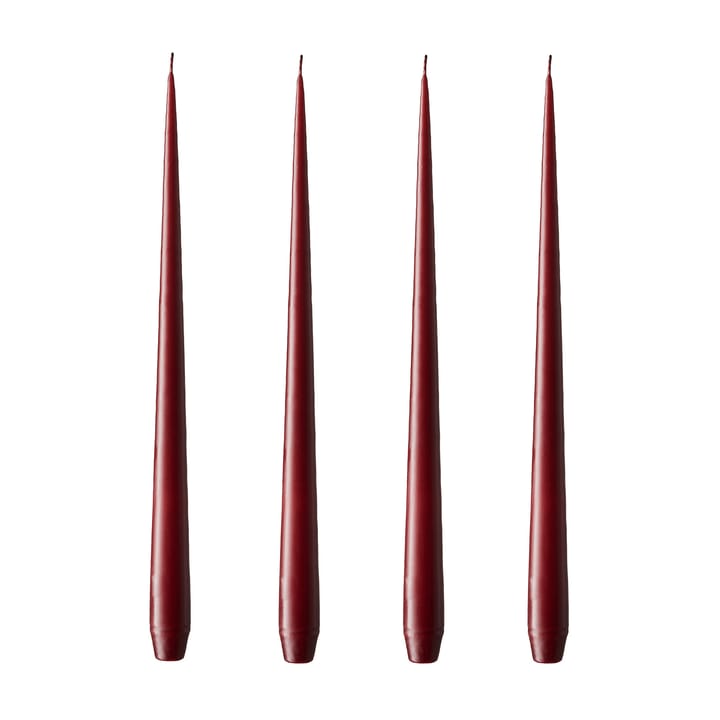 ester & erik κερί Συσκευασία 4 τεμαχίων ματ - Deep wine, 32 cm - Ester & erik