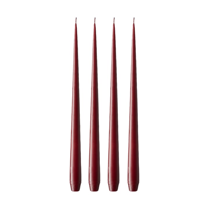 ester & erik κερί Συσκευασία 4 τεμαχίων ματ - Deep wine 44/2, 42 cm - Ester & erik