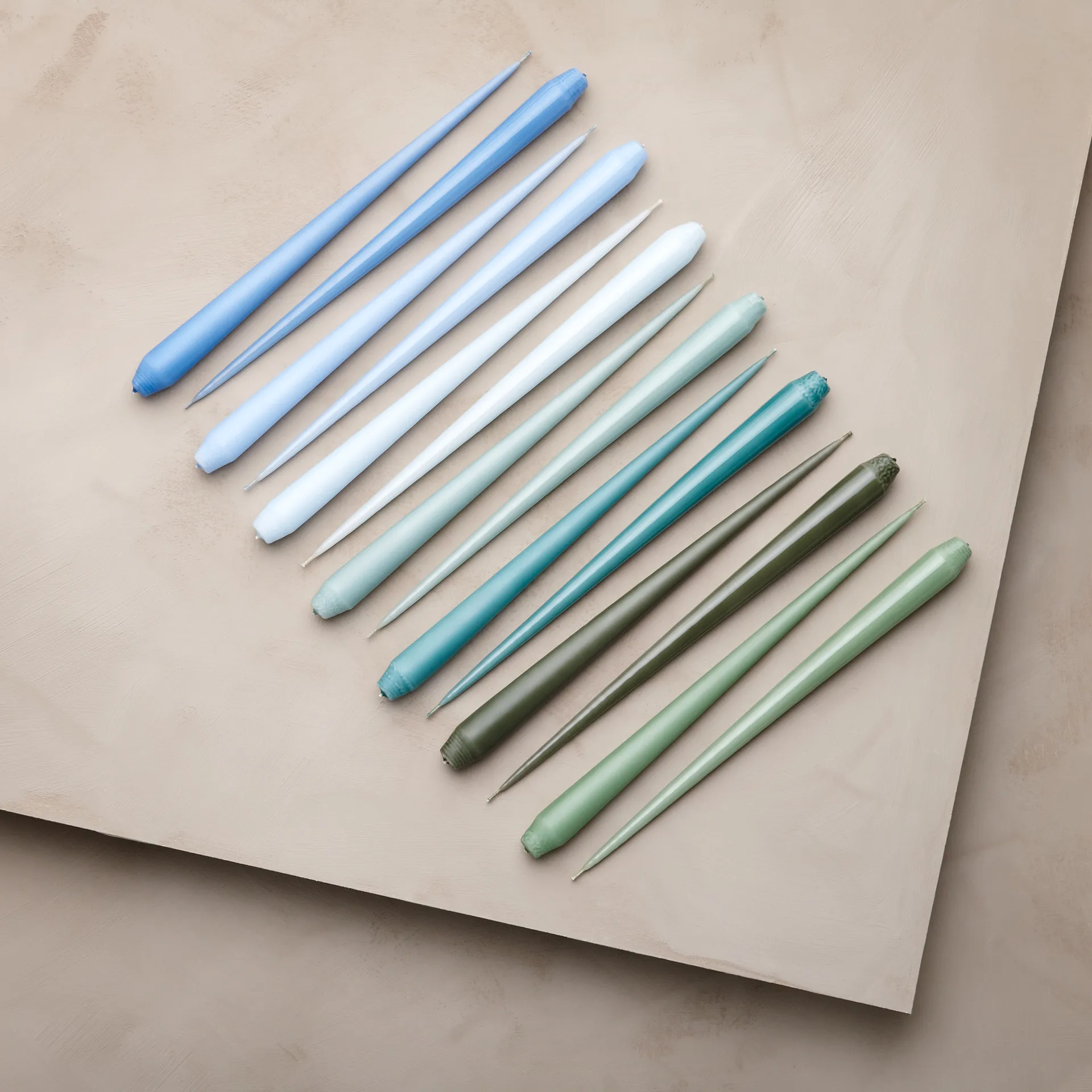 ester & erik κερί Συσκευασία 4 τεμαχίων ματ, green soil, 32 cm ester & erik