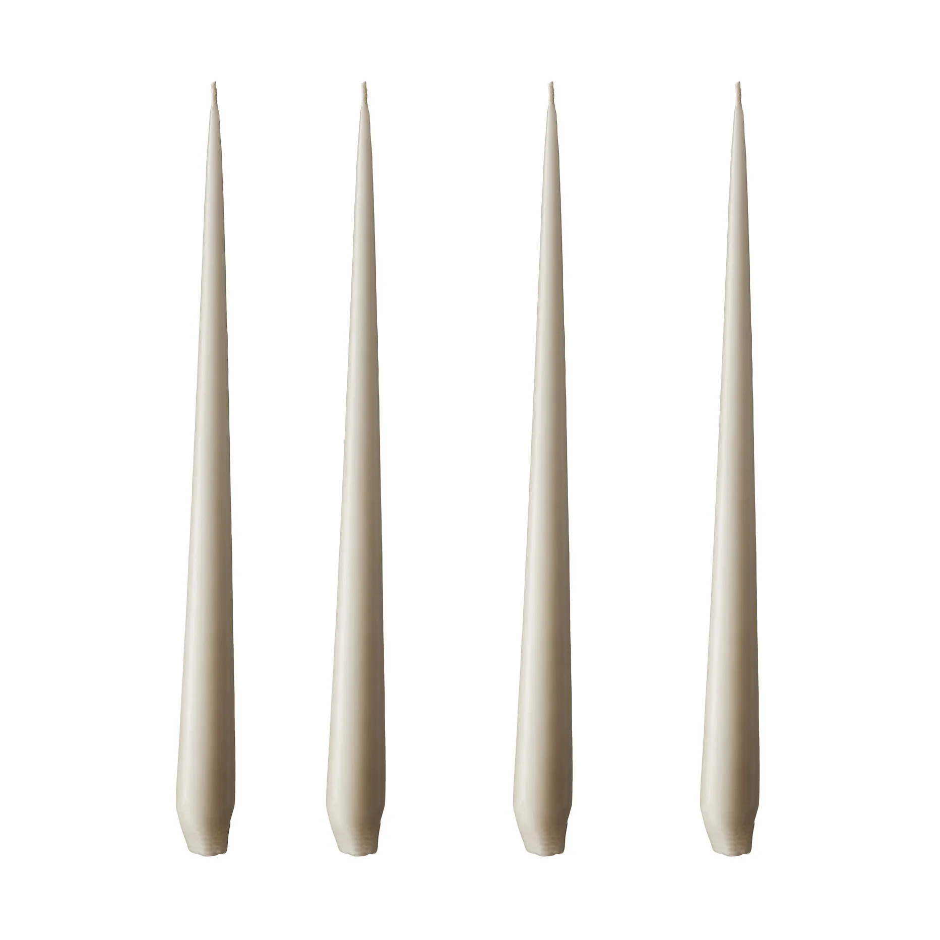 ester & erik κερί Συσκευασία 4 τεμαχίων ματ, linen grey, 32 cm ester & erik