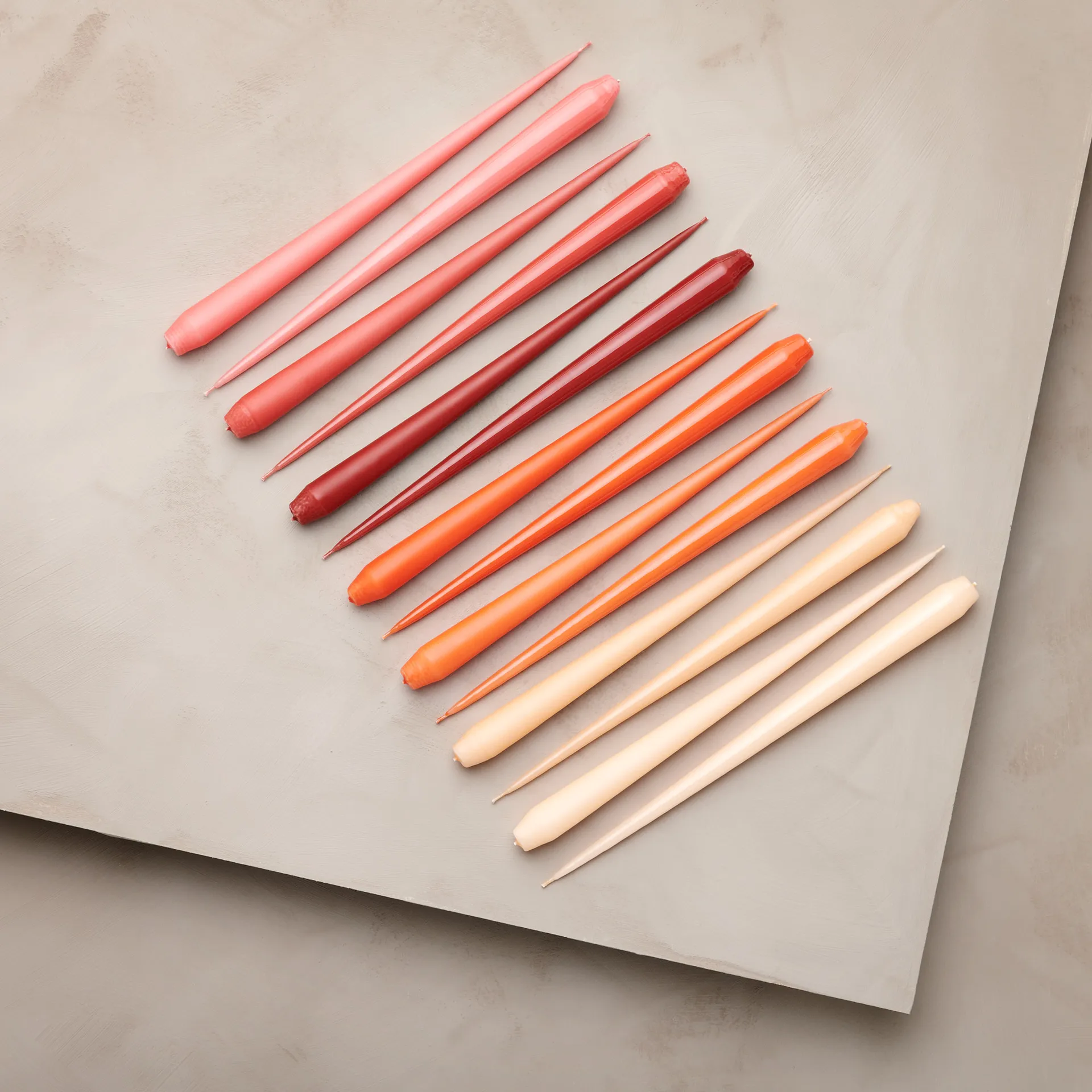 ester & erik κερί Συσκευασία 4 τεμαχίων ματ, Melon sorbet 19, 32 cm ester & erik