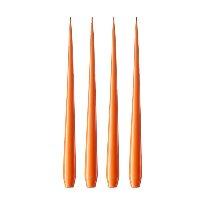 ester & erik κερί Συσκευασία 4 τεμαχίων λακαρισμένο - Mild orange 16, 42 cm - Ester & erik