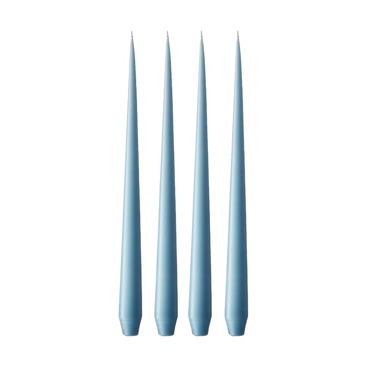 ester & erik κερί Συσκευασία 4 τεμαχίων ματ - Moon blue 37, 42 cm - Ester & erik