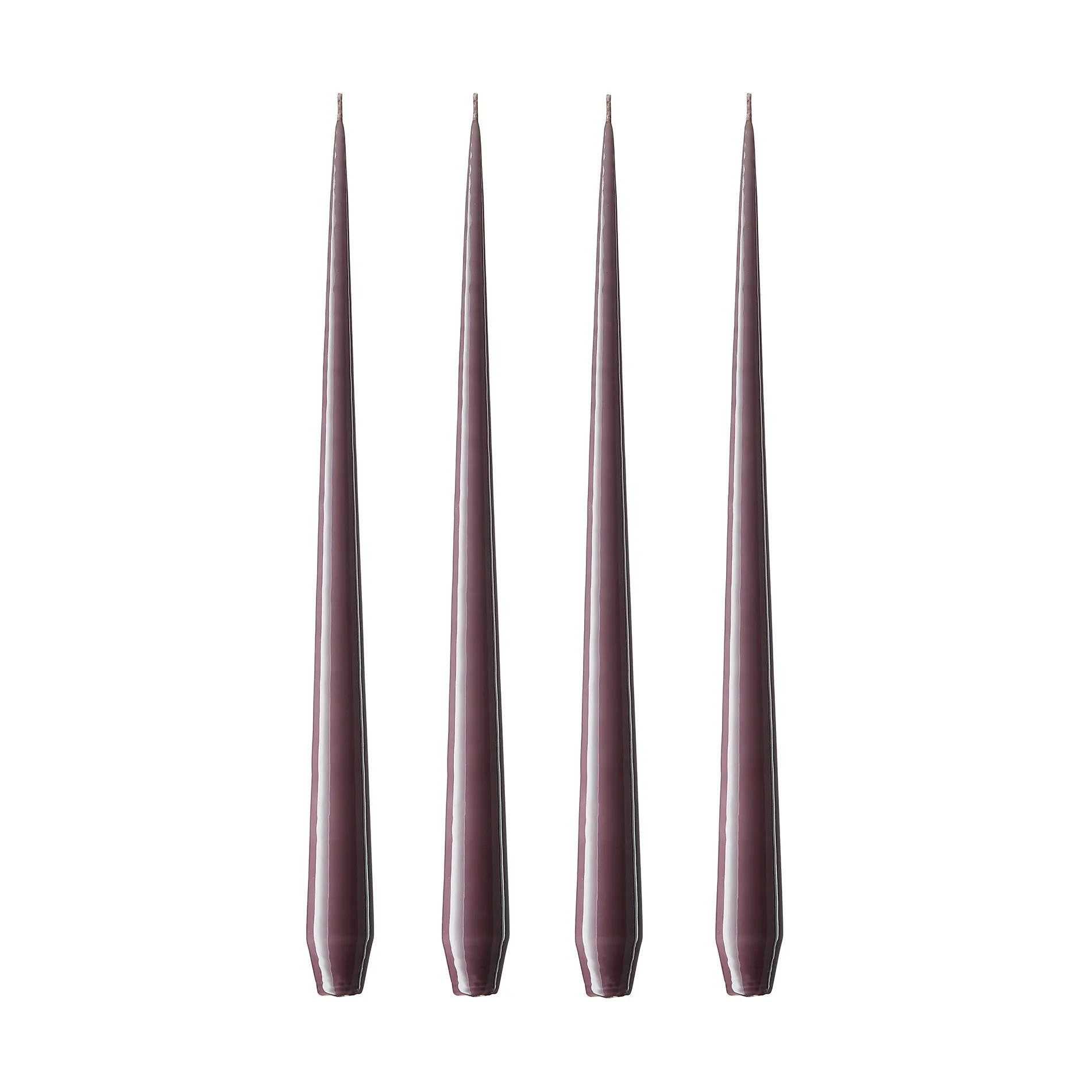 ester & erik κερί Συσκευασία 4 τεμαχίων λακαρισμένο, muted mauve, 42 cm ester & erik