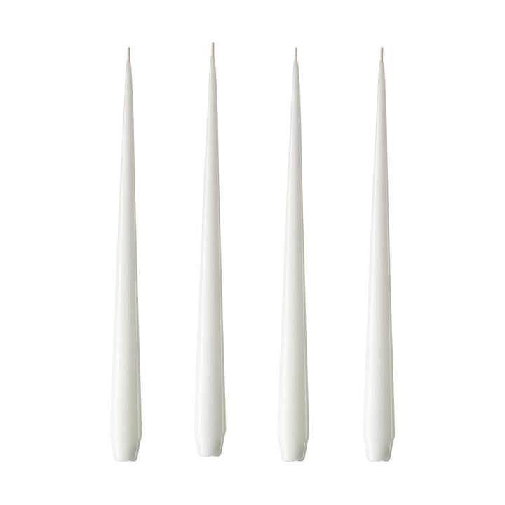 ester & erik κερί Συσκευασία 4 τεμαχίων λακαρισμένο - pure white, 32 cm - Ester & erik