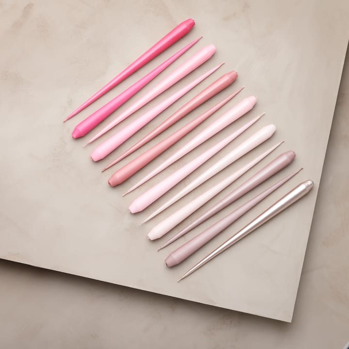 ester & erik κερί Συσκευασία 4 τεμαχίων ματ, Rosewater 51, 32 cm ester & erik