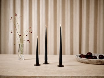 ester & erik κερί Συσκευασία 4 τεμαχίων ματ - Velvet matt black 95, 42 cm - ester & erik