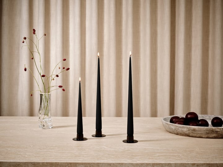 ester & erik κερί Συσκευασία 4 τεμαχίων ματ, Velvet matt black 95, 42 cm ester & erik