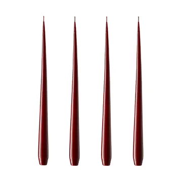 ester & erik κερί Συσκευασία 4 τεμαχίων λακαρισμένο - Wine, 32 cm - ester & erik