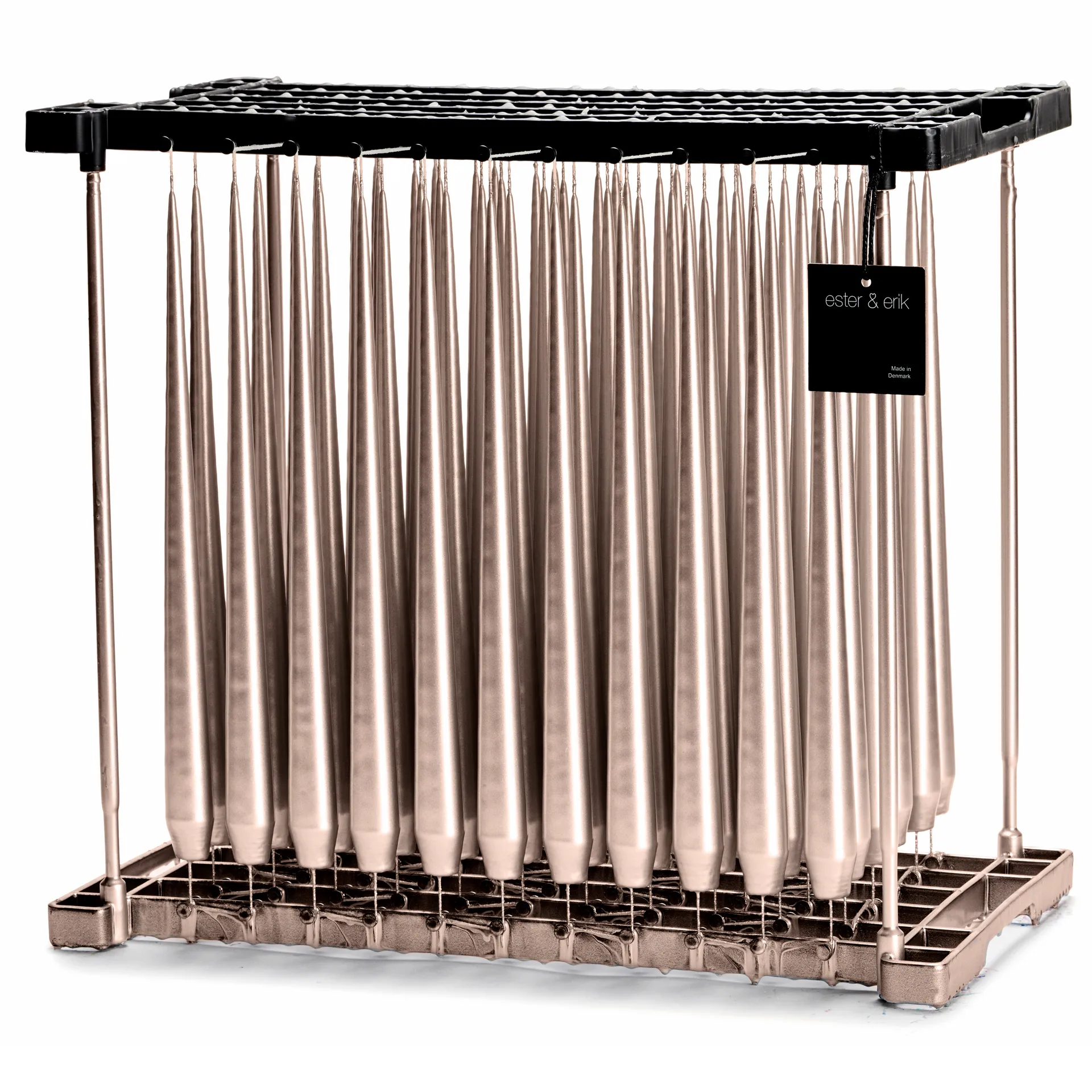 ester & erik κερί 42 cm Συσκευασία 4 τεμαχίων metalic, σαμπανιζέ ester & erik