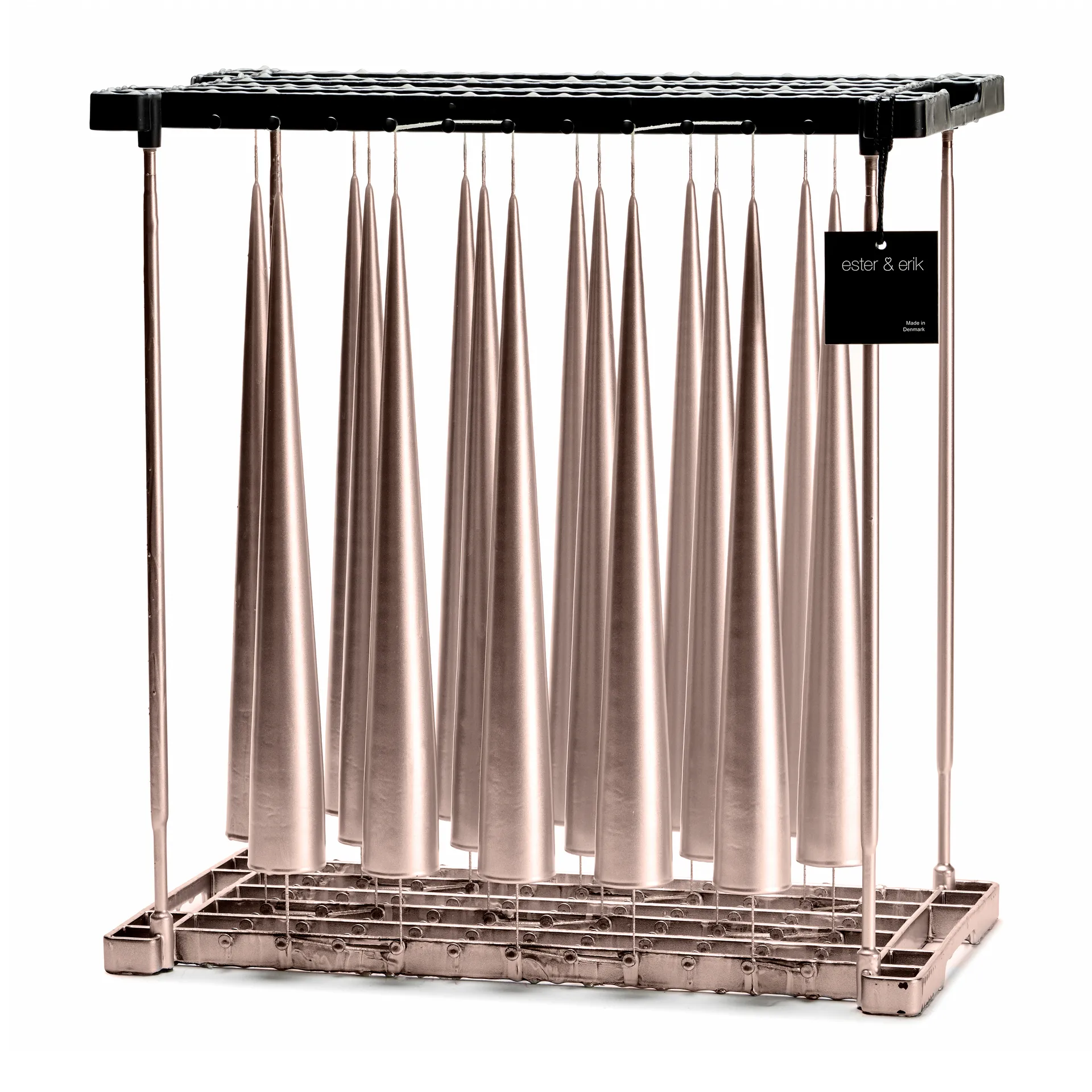 ester & erik cone κεριά 34 cm Συσκευασία 2 τεμαχίων metallic, σαμπάνια 94 ester & erik