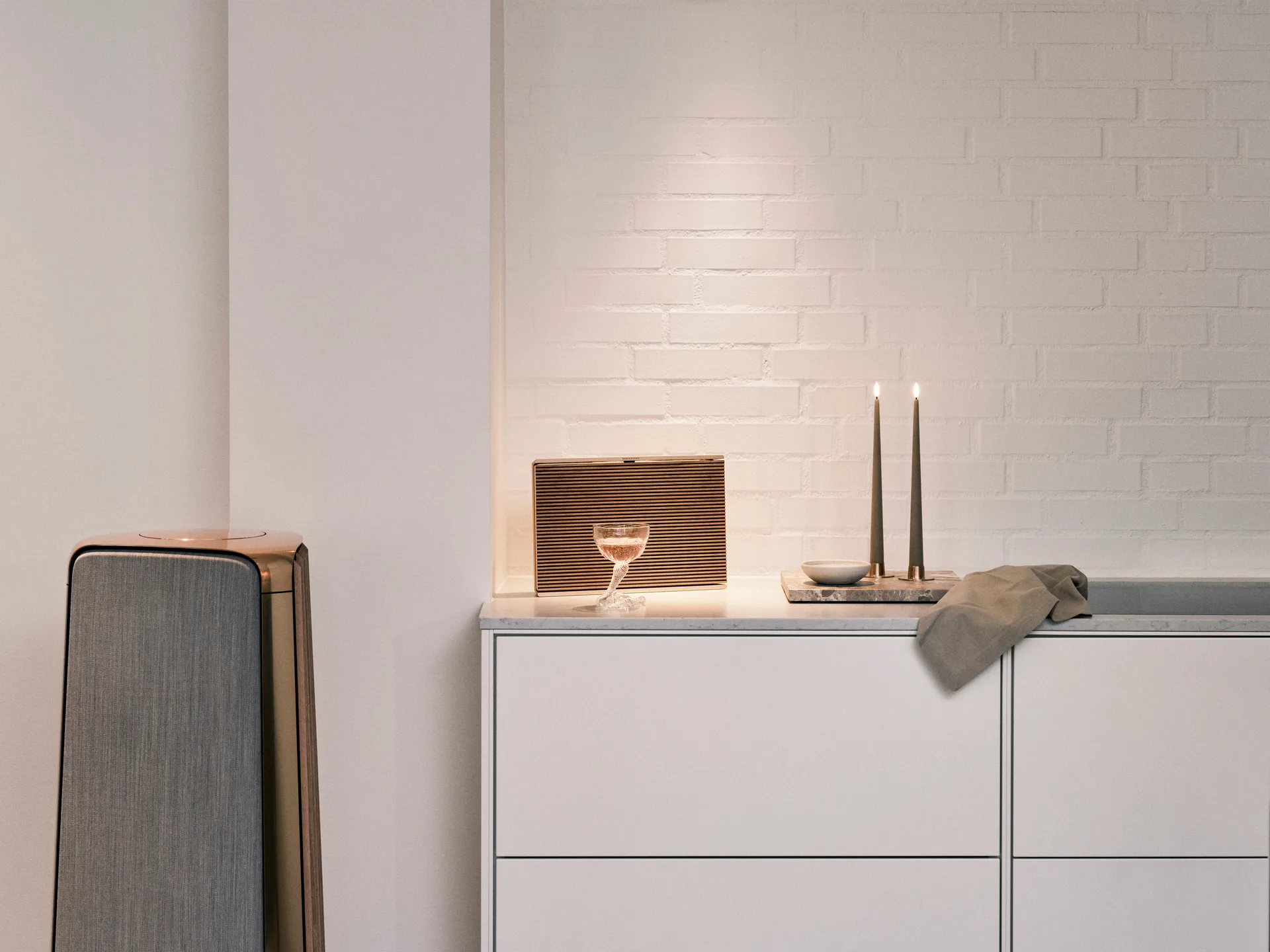 ester & erik κεριά LED συσκευασία 2 τεμαχίων, 18 Nougat note , 30 cm ester & erik