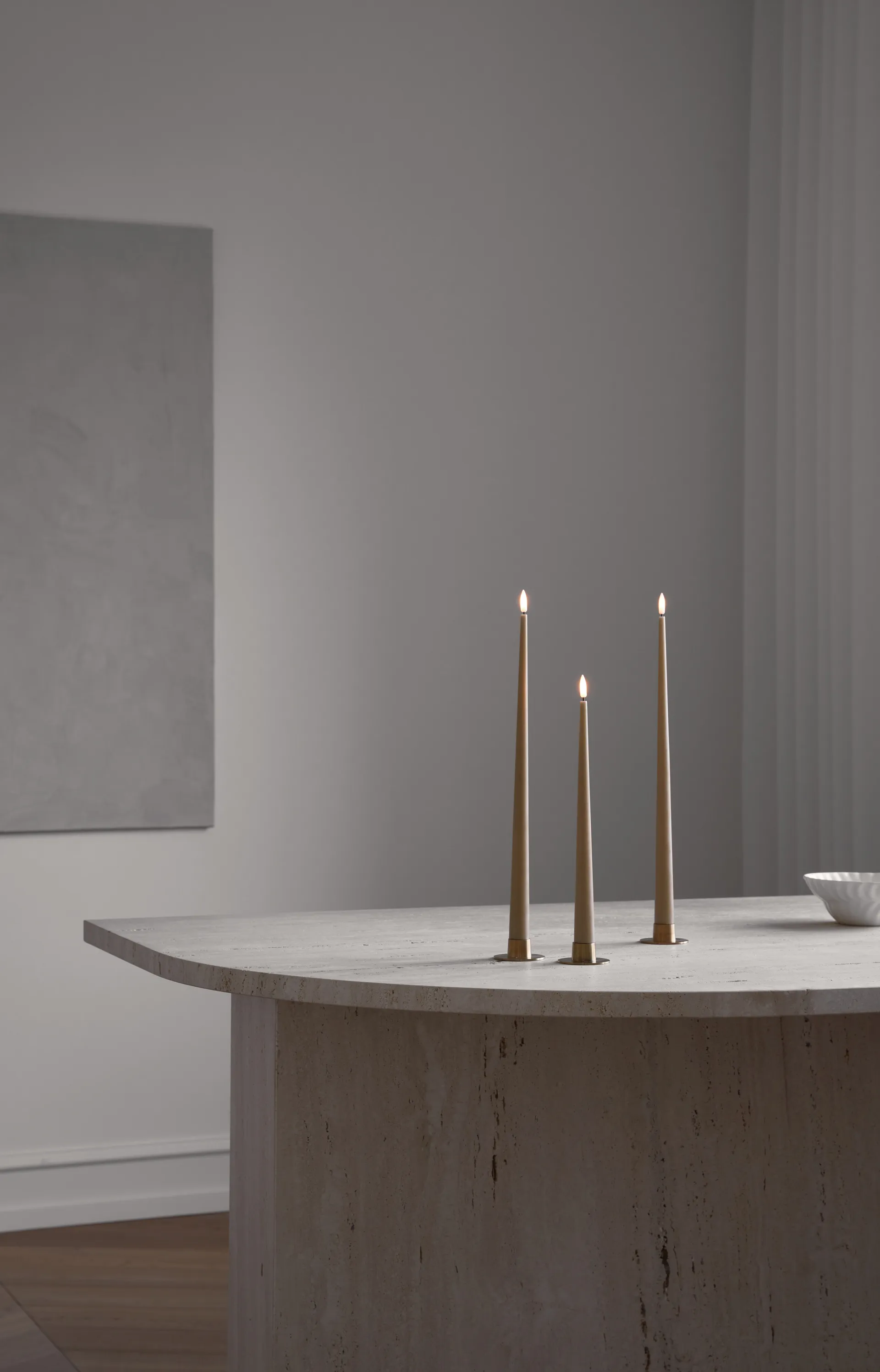 ester & erik κεριά LED συσκευασία 2 τεμαχίων, 20 Rosy caramel , 30 cm ester & erik