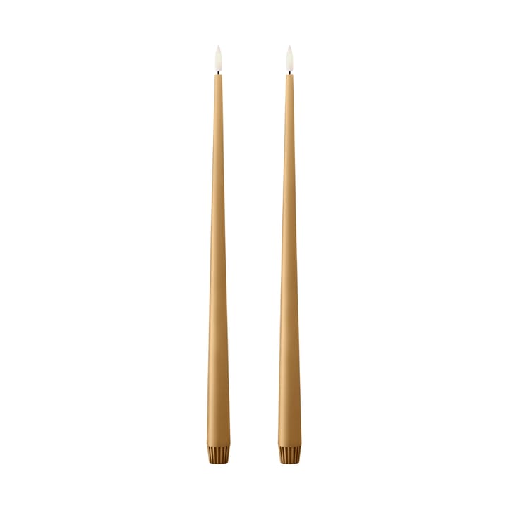 ester & erik κεριά LED συσκευασία 2 τεμαχίων - 27 Almond butter, 40 cm - Ester & erik