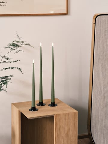 ester & erik κεριά LED συσκευασία 2 τεμαχίων - 70 Green Soil , 30 cm - ester & erik