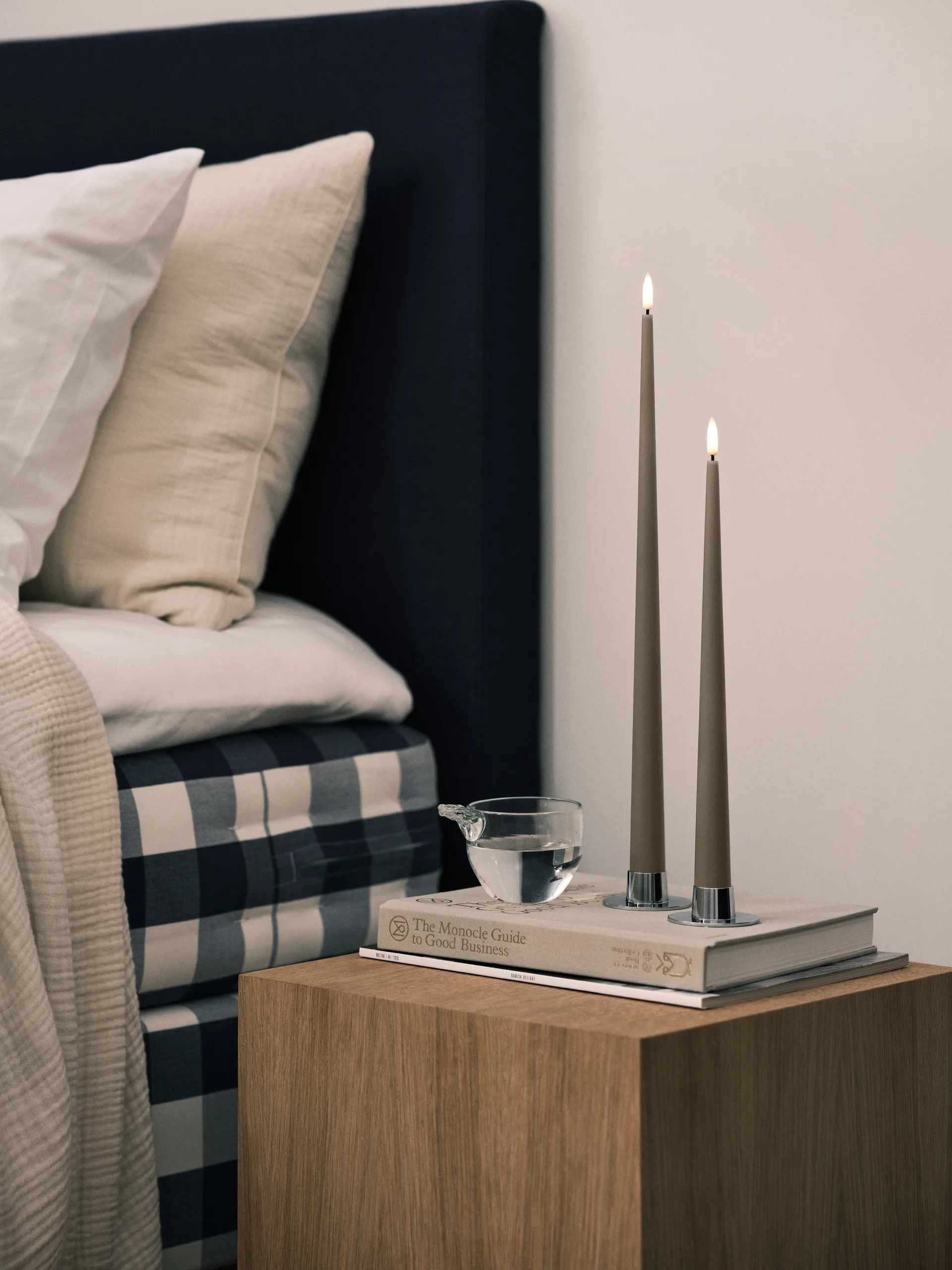 ester & erik κεριά LED συσκευασία 2 τεμαχίων, 77 Caviar , 30 cm ester & erik