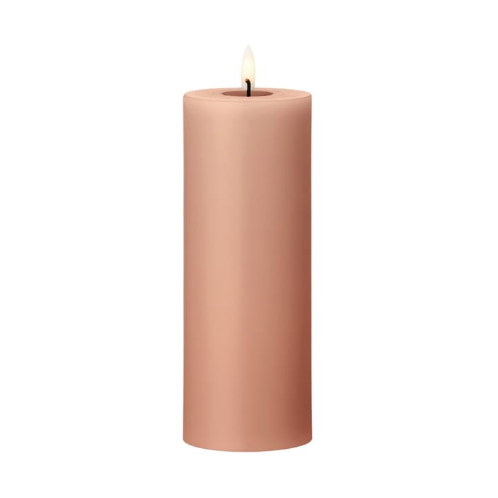 ester & erik κερί μπλοκ LED - 20 Rosy caramel, 20 cm - Ester & erik