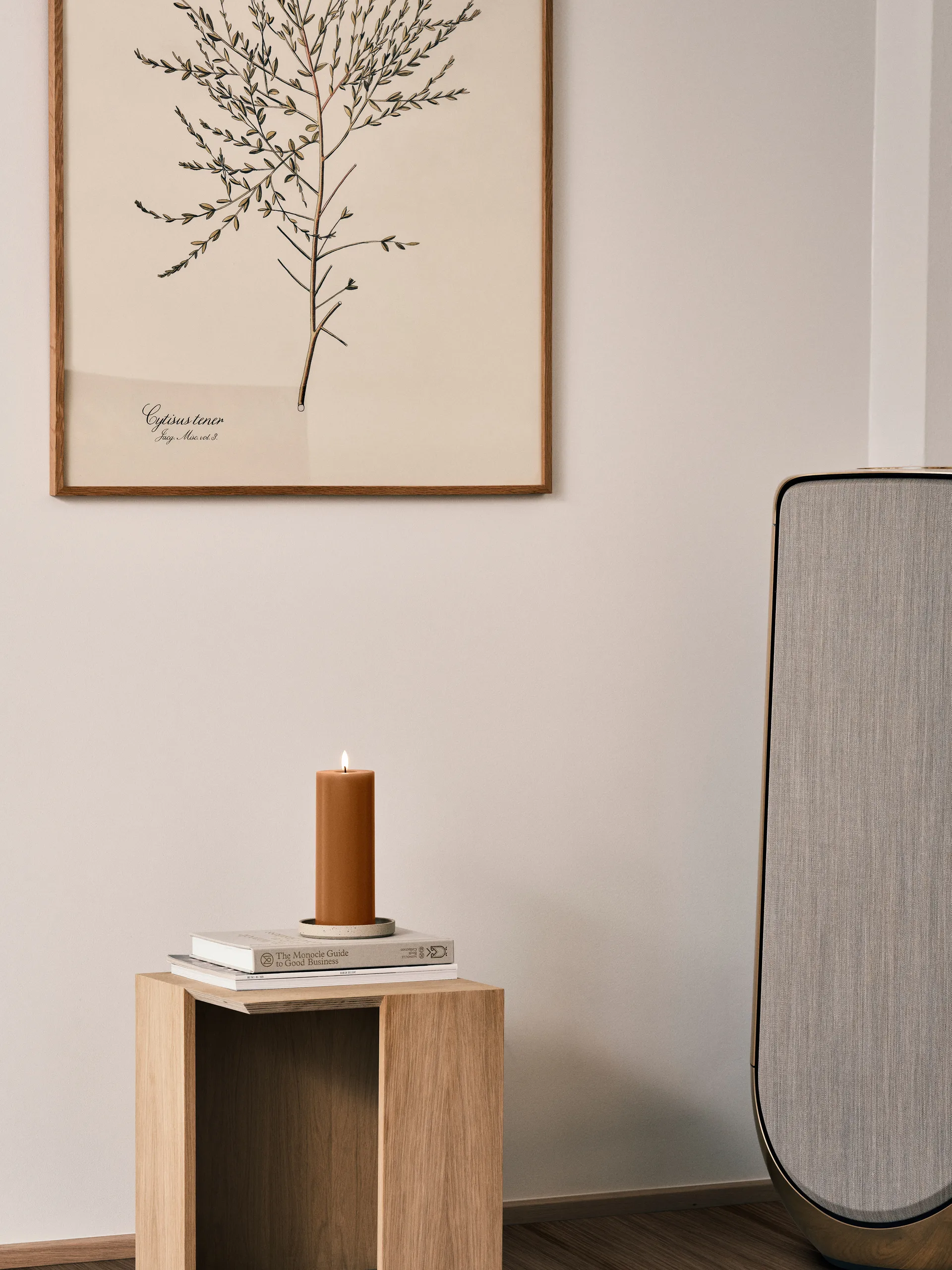 ester & erik κερί μπλοκ LED, 23 Raw Toffee, 20 cm ester & erik