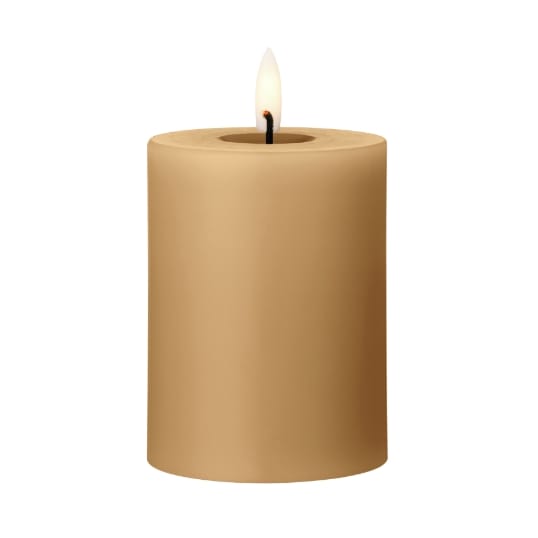 ester & erik κερί μπλοκ LED - 27 Almond butter, 10 cm - Ester & erik