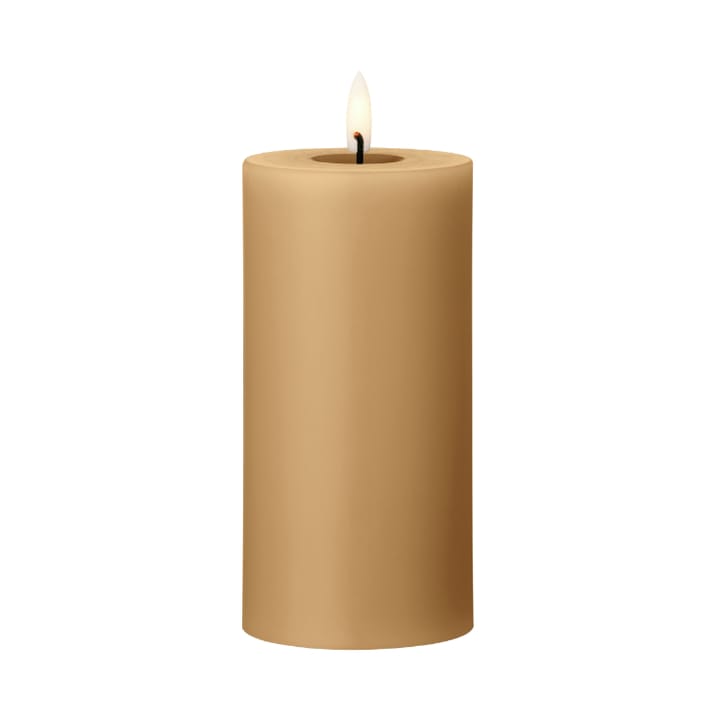 ester & erik κερί μπλοκ LED - 27 Almond butter, 15 cm - Ester & erik