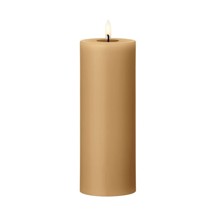 ester & erik κερί μπλοκ LED - 27 Almond butter, 20 cm - Ester & erik