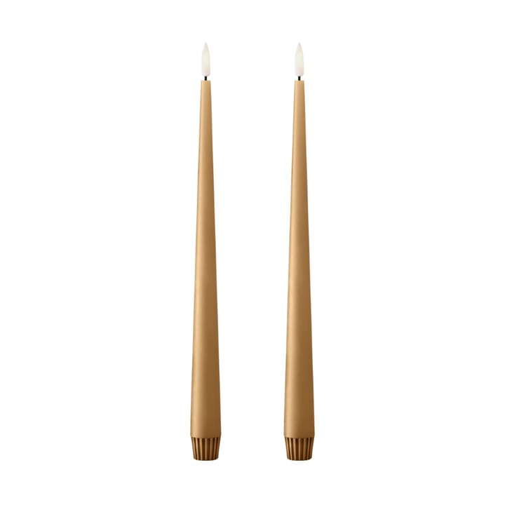 ester & erik κεριά LED 30 cm συσκευασία 2 τεμαχίων - 27 Almond butter - Ester & erik