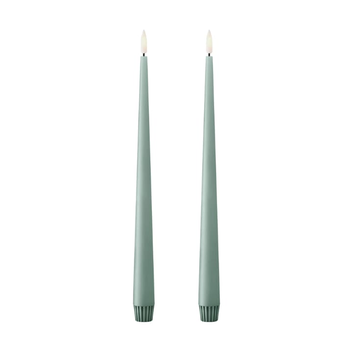 ester & erik κεριά LED 30 cm συσκευασία 2 τεμαχίων - 67 Jade stone - Ester & erik