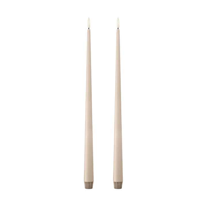 ester & erik κεριά LED 40 cm συσκευασία 2 τεμαχίων - 11 Ice Latte - Ester & erik